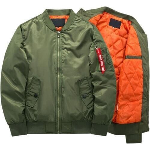 ARCSINX Jacket Bomber Jacket Men Winter Thick Flight Jacket 8XL 7XL 6XL 5XL 4XL Army Green Plus Size Coat Men Bomber Man Jackets