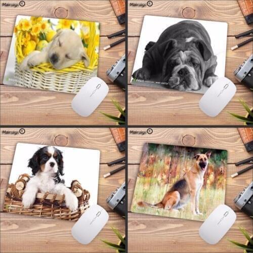 Mairuige Animal Dog Small Mouse Pad Office Creativity Mouse Mat Gaming Mouse Pad Computer Mousepad 18x22cm 20x25cm