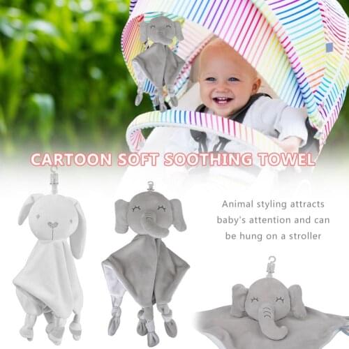 Soft Appease Towel Baby Toys Soothe Reassure Sleeping Animal Blankie Rattles Comforter Plush Beby Toys Doll Baby Towels Newborn