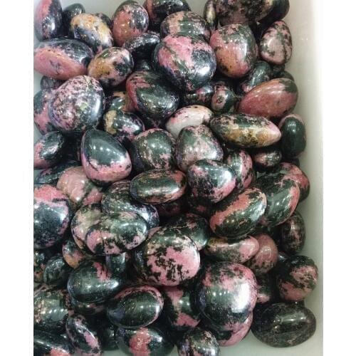 100g natural rhodonite quartz stone crystal polished stone play healing Increases energy levels 1pcs