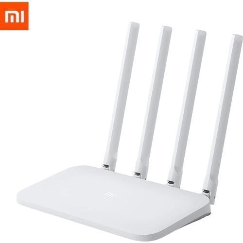 Original Xiaomi Mi WIFI Router 4C Roteador APP Control 64 RAM 802.11 b/g/n 2.4G 300Mbps 4 Antennas Wireless Routers Repeater