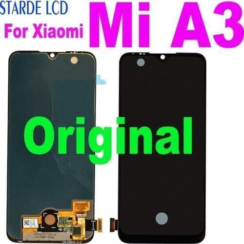 Original For Xiaomi Mi A3 LCD Display Touch Screen Replacement Digitizer Assembly For Xiaomi Mi A3 A 3 LCD Display CC9E Mi CC9E