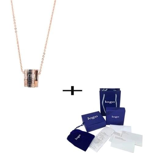 2021 Fall High End New Element VIO Four Transfer Bead Necklace Girlfriend Jewelry Anniversary Commemorative Gift