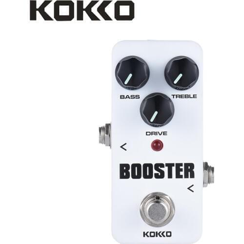 KOKKO FBS2 Mini Booster Pedal Portable 2-Band EQ Guitar Effect Pedal High Quality Guitar Parts & Accessories