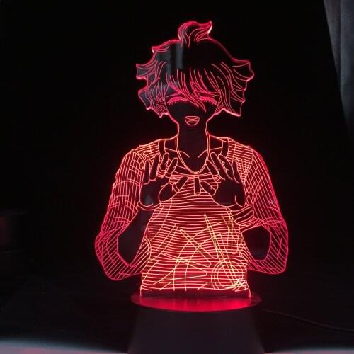 Rantaro Amami Anime Lamp 3d Light Danganronpa Japanese Cartoon Lamp for Home Decor Birthday Gift Manga LED Night Lamp Dropship