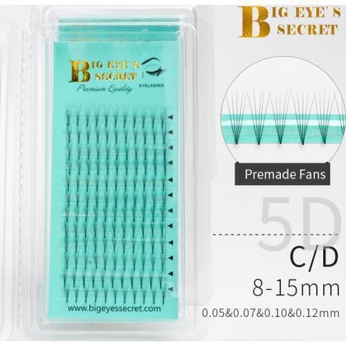 Luxury Lashes 12Lines 8-15 or Mix 5D Lashes Premade Volume Lash Fans Russian Volume Eyelashes Individual Silk Eyelash Extensions