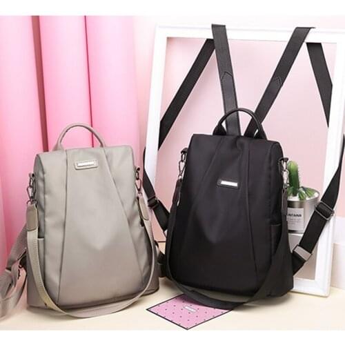 Theft-proof Backpack Handbag 2021 New Korean Leisure Fashion Nylon Canvas Oxford Backpack Travel Bag