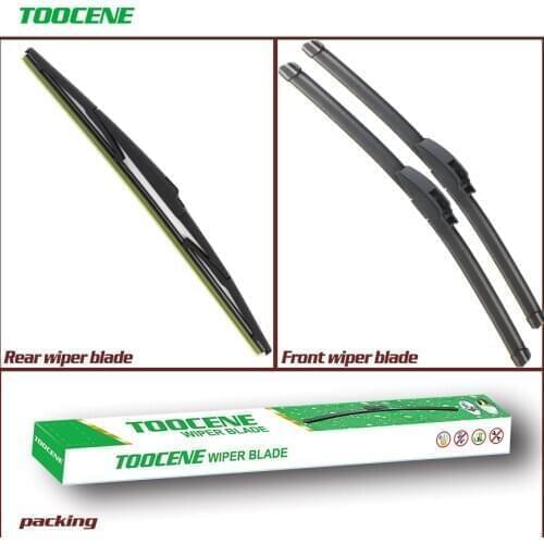 Front And Rear Wiper Blades For Toyota Venza 2009-2013 Rubber Windshield Windscreen Wiper Auto Car Accessories 26+22+12