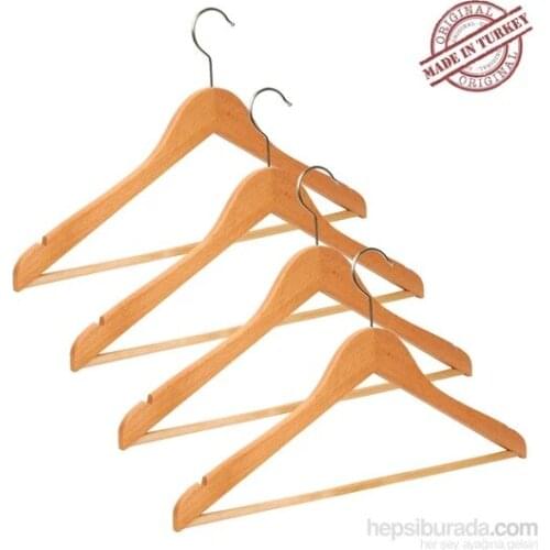 Modern Nyn Wood Hanger 4'Lü Natural Beech Tree