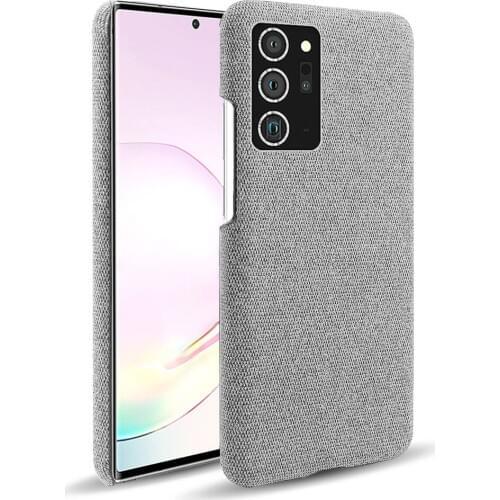 Cloth Cases for Samsung Note 20 20 Ultra Slim Retro Cloth Hard Phone Cover for Galaxy Note 20 + Plus Note20 20ultra Coque Capa