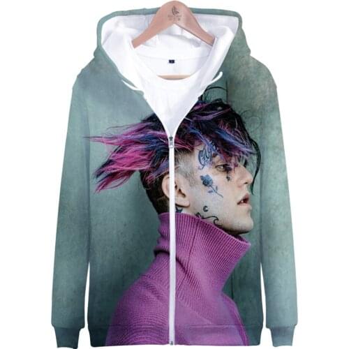 New Fashion Lil Peep Sweatshirt 3D Print Zipper Hoodies Men/Women Autumn winter Popular Streetwear Harajuku Style Hip Hop Hoodie