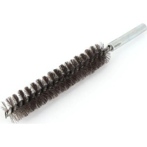 UXCELL Hot 17Cm Length 20Mm Diameter Stainless Steel Metal Wire Tube Cleaning Brush Steel Tube Wire Very Flexible Convenient Use