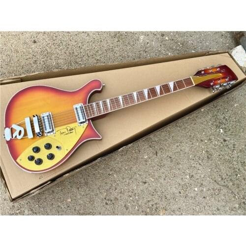 High quality 660 electric guitar 12 string cherry red R drawstring rosewood fingerboard free shipping