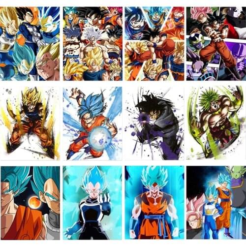 Japanese style anime canvas painting cartoon posters and prints print mural pictures boy room home wall decoration cuadros