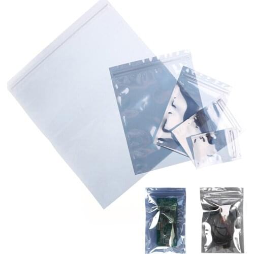 10pcs ESD Antistatic Package Bag Zip Lock Zipper Pack Anti Static Storage Bags For Hard Drives Anti-Static Shielding Bags 5Sizes