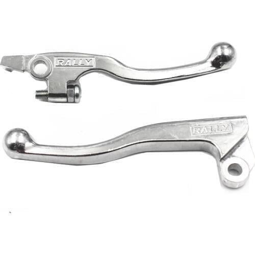 2pcs Chrome Brake Lever Clutch For Suzuki DR250 650 DRZ400 DRZ 400 Motorcycle