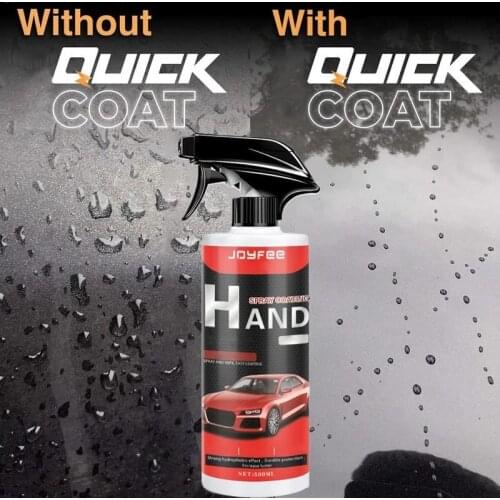500ml Car Ceramic Spray Coating Polishing Spray Sealant Top Coat Quick Nano-Coating Ceramic Waterless Wash Shine Protect