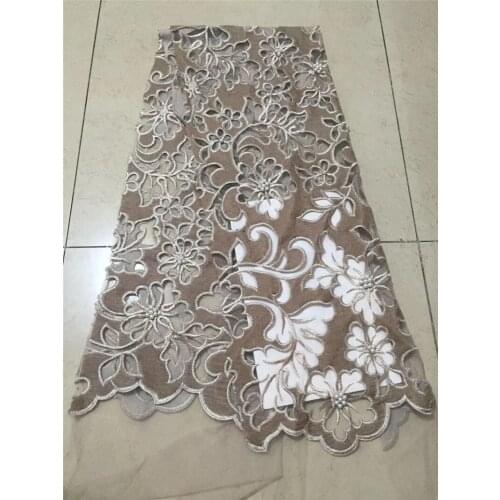 African Dresses For Women Nigeriane, African Textiles Lace with velvet and beads , beaded Velvet Net Lace Fabric BZL-82901