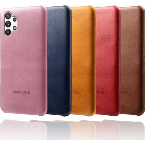 A32 For Samsung Galaxy A32 5G Leather Phone case Vegan PU Luxury Protective Cover skin Shell For Samsung A72 A52 A32 5G 2021