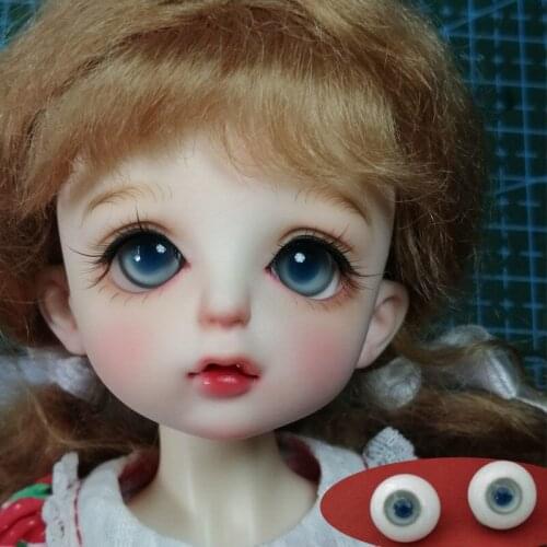 10mm12mm14mm16mm18mm BJD Doll Pressure Eyes Grey Blue Color Glass Eyes Doll Making Accessories Doll Eyes Diy Simulation Eyes