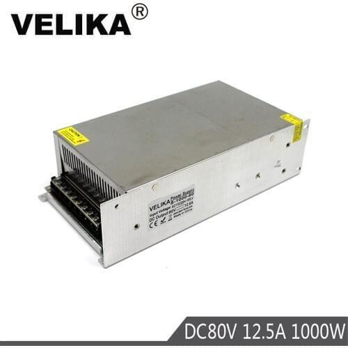 Switching Power Supply DC80V 12.5A 1000W Transformer 220V 110V AC DC SMPS For Industrial equipment machine CNC Stepper Motor