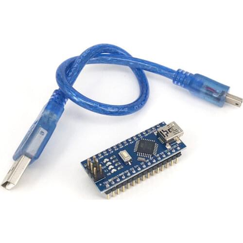 1PCS Nano 3.0 controller compatible for arduino nano CH340 USB driver with CABLE NANO V3.0 ATMEGA328P Module