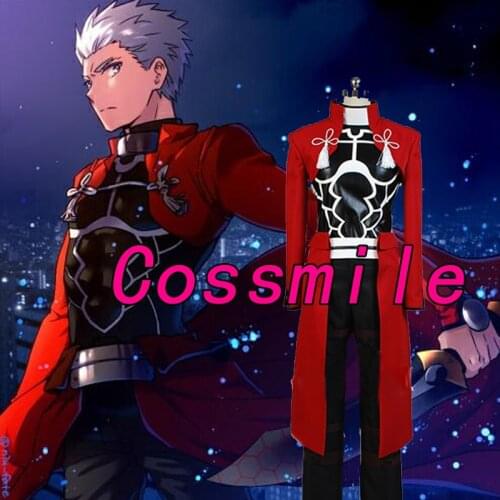 Fate/stay Night Cosplay Adult Archer Animation Cos for Halloween Party Emiya Archer Male Cosplay Costume Suits Full Sets