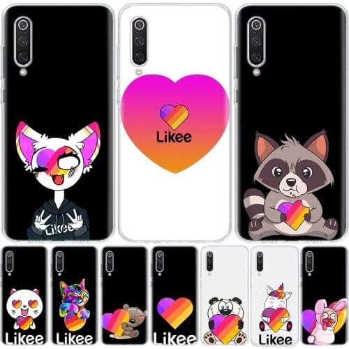 Fashion Likee Cat Bear Love Heart Phone Case For Xiaomi Mi 11 9 8 A3 A2 A1 CC9 E 9T 10T Note 10 Lite F2 Pro F3 X3 6X 5X F1 Coque