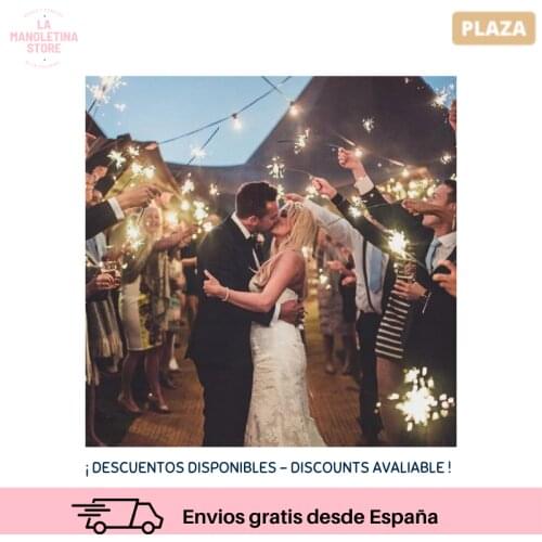 Pack 10 flares 50 cm-extralargas for weddings and events