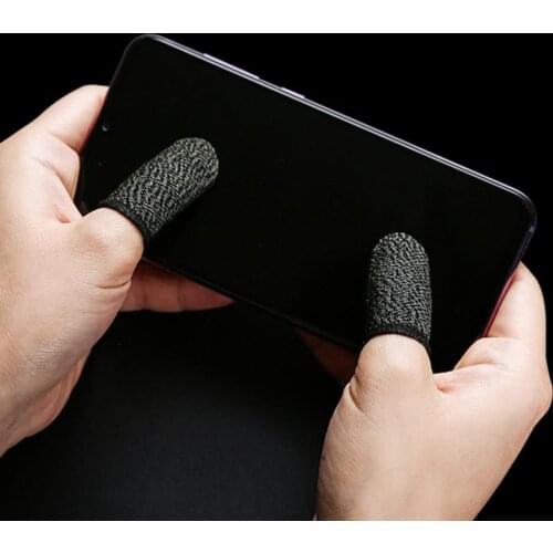 1pcs Mobile Game Fingertip Gloves for Gamer Sweatproof Anti-slip Touch Screen Finger Sleeve Breathable Gaming Fingertip Cover