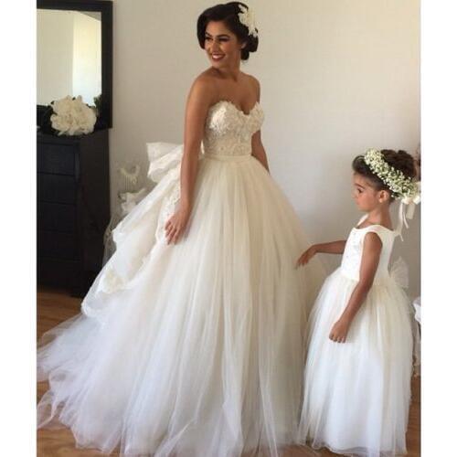 New Style Ball Gowns robe de mariee 2018 Cap Sleeve vestido de noiva Sheer Bridal Gown Tulle mother of the bride dresses