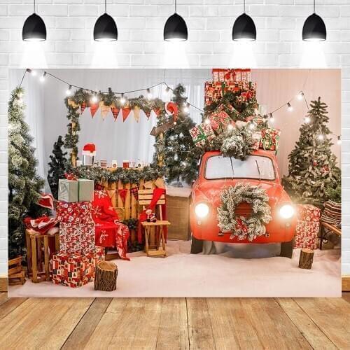 Christmas Photography Backdrops Christmas Xmas Children Baby Studio Photo Background Baby Shower Decor Photocall Backdrops W4712