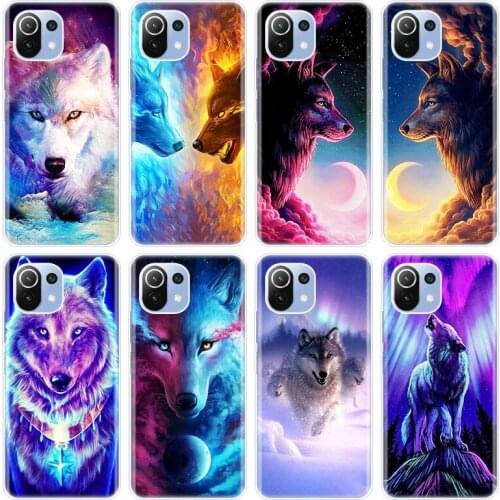 Angry Snow Wolf Silicone Case for Xiaomi Mi POCO X3 NFC M3 F3 11X 11i 11 Ultra Note 10 S 10i 10T Pro 11 Lite 5G Soft Cover