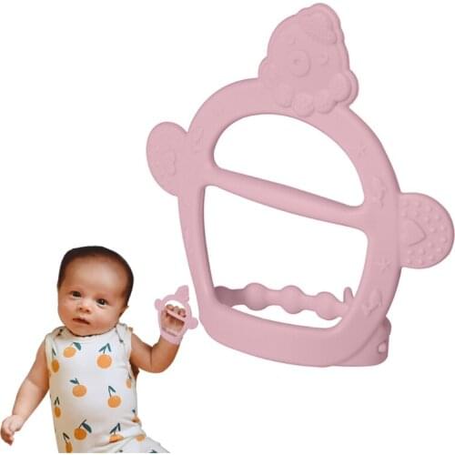 Silicone Baby Wrist Teether Nursing Chewing Molar Teething Wristband Bracelet