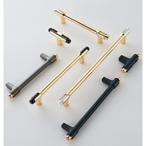 Modern Light Luxury Zinc Alloy Handle High Quality Drawer Knobs Kitchen Cabinet Handles Cupboard Door Pulls Furniture Hardware