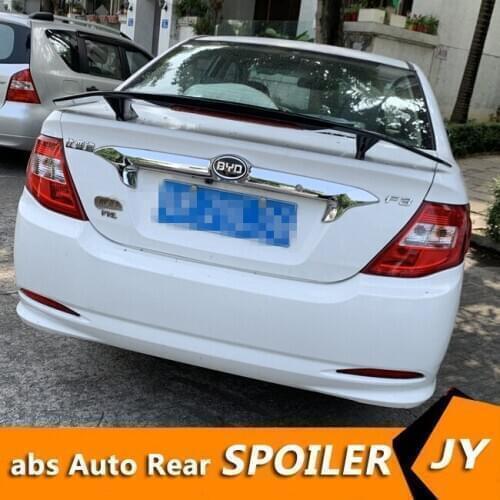 For BYD F3 Spoiler 2006-2018 BYD F3 Spoiler TF ABS plastic Material Car Rear Wing Color Rear Spoiler