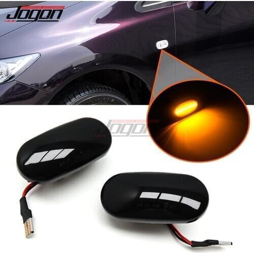 For Civic 1992-2005 Acura CRX Del Sol Fit Integra Prelude S2000 AP1 AP2 LED Dynamic Side Marker Sequantial Indicator Light