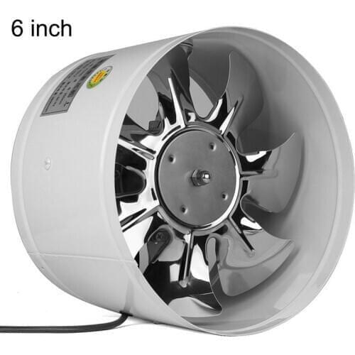 RV Duct Booster Exhaust Fan Caravan 2800R/Min 6Inch Inline Ducting Vent Fan Air Cooling Ventilation Metal Camper Accessories