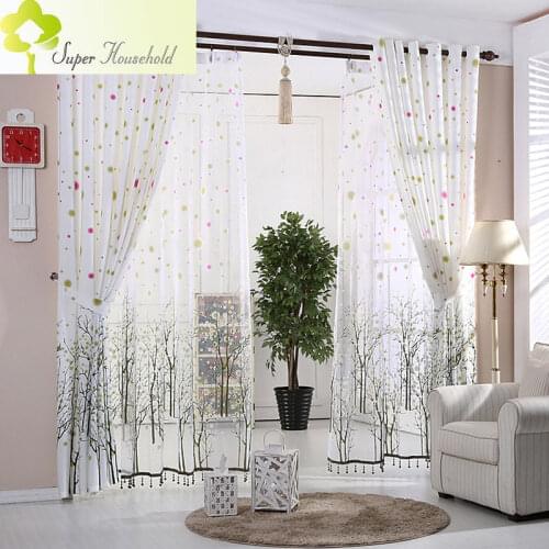 Customized Curtains for Bedroom Living Room Backout Window Treatments Coffee Screen Sheer Tulle Cloth Drapes Fabric for Kitchen