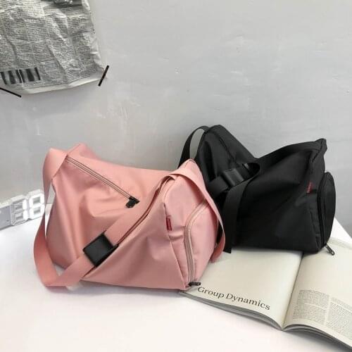 2021 Women Travel Bag Nylon Couple Messenger Bag Fashion Unisex Travel Bag Trend Sports Pack Casual College Student Shoulder Bag