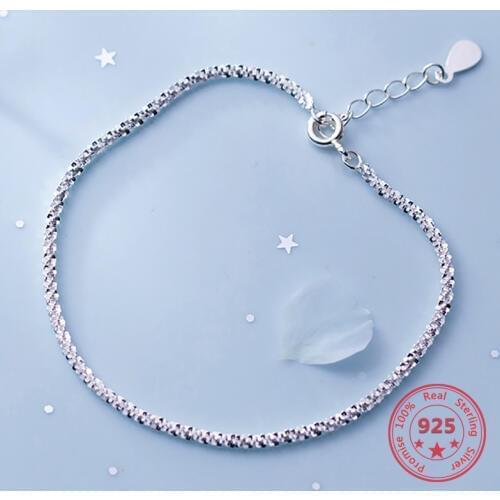 Small Fresh 925 Sterling Silver Material Personality Temperament Popular Style Female Bracelet High Quality Jewelry