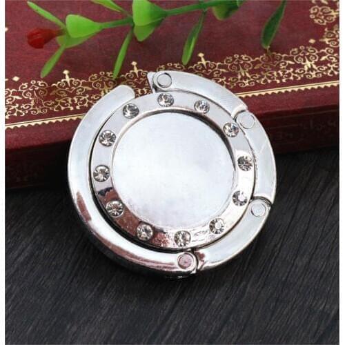 1pcs Inner Size 25mm BLANK Folding Purse Hook DIY Handbag Holder Bag Hanger ,Fit 25mm cabochons -Y4-27