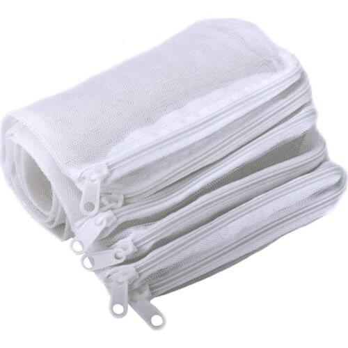 10pcs Aquarium Filter Media Bags with Zipper for Activated Carbon, Biospheres, Ceramic Rings Isolation Storage