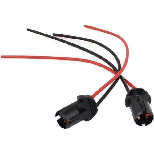 2 pieces T10 W5W 168 194 Car lamp bulb socket Socket for glass Socket parking light socket connector black