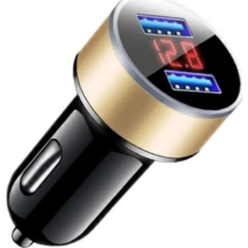 USB Car phone Charger Dual Port Auto Chargeur Charge For kia ceed rio 3 4 soul sk3 sportage chrysler 300c hyundai ix35 ix25