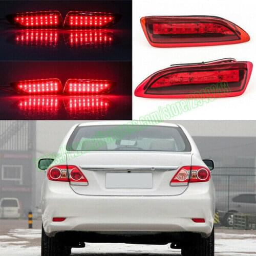 Car accessories LED Rear Bumper Reflector Brake Lights For Toyota Corolla Lexus 2011 2012 2013 Car Light