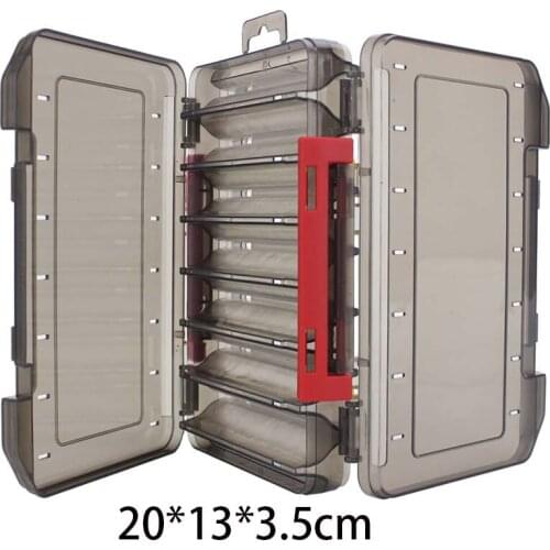 Double-sided Road Sub-bait Bait Accessories Storage Box Wooden Shrimp Electronic Shrimp Tool Box Fishing Tackle Box