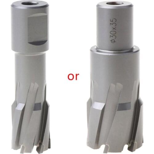 Hole Saw Carbide Tip Coring Magnetic Drill Bit for steel Carbide Metal Cutter Tool Thick Steel Plates Drilling Polishing Hand