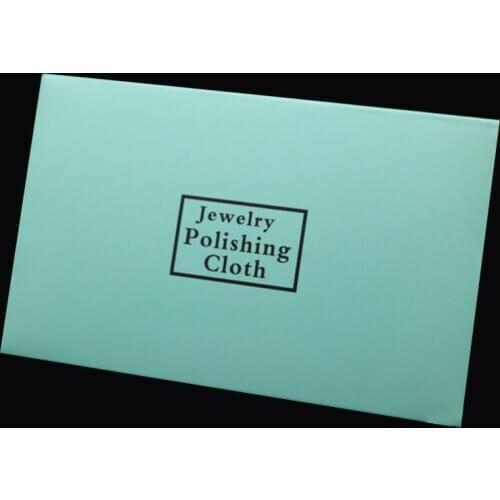 LBER 50Pcs Silver Polishing Clean Polishing Cloth with Packaging Silver Cleaning Cloth Wipe Cloth Silver Suede Leather