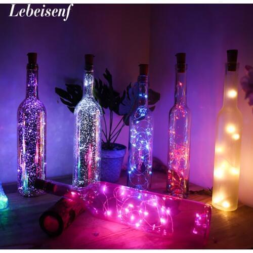 Lebeisenf LED String Lights With Transparent Wire